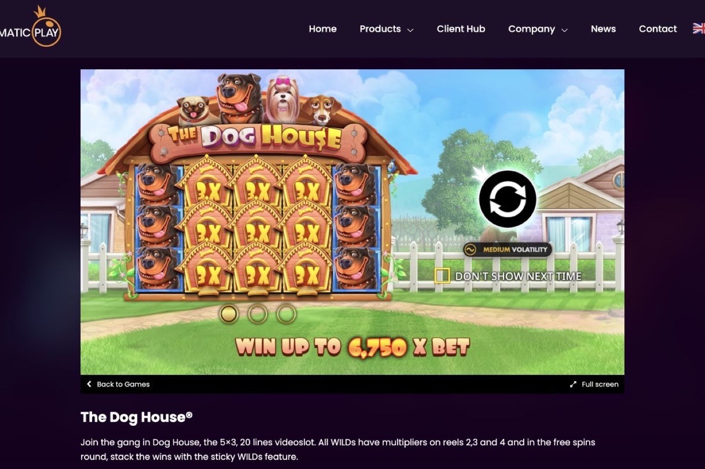 The Dog House: sticky wild і множники у бонусному раунді